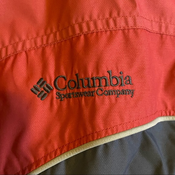 Columbia Jacket Women’s Size Large Crimson Red & Gray - Picture 2 of 5